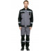 Костюм мужской рабочий летний "Гудзон" NEW с пк серый-черный