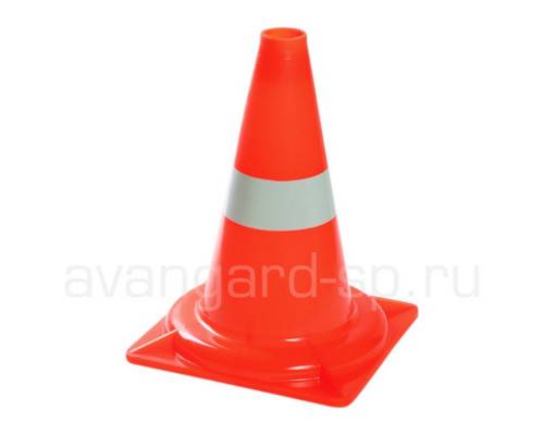 Конус сигнальный окраш. (высота 320 мм) мягкий КС-1.4